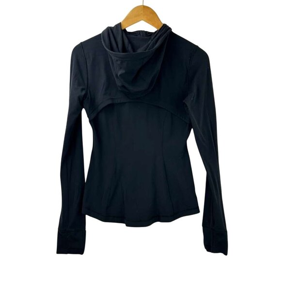 Lululemon Women's Size 6 Hooded Define Jacket Full Zip Black Front Pockets - Picture 2 of 14